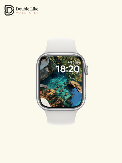 Crystal Lagoon Sea Turtles Paradise Coastal Wallpaper Pack [#JJ1318]