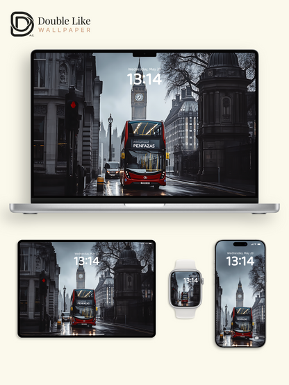 London Street Photography Cinematic City Mood Wallpaper [#ZJY204]