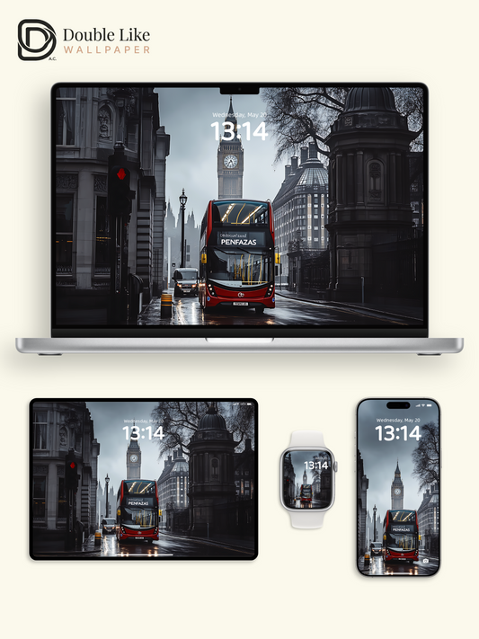 London Street Photography Cinematic City Mood Wallpaper [#ZJY204]