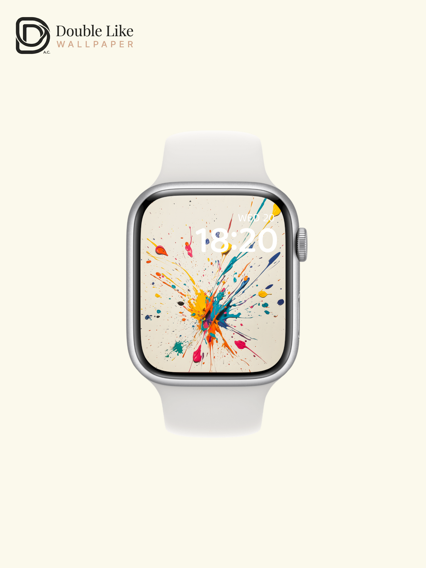 Vibrant Paint Splash Happy Art Full Wallpaper Set [#ZMY052]