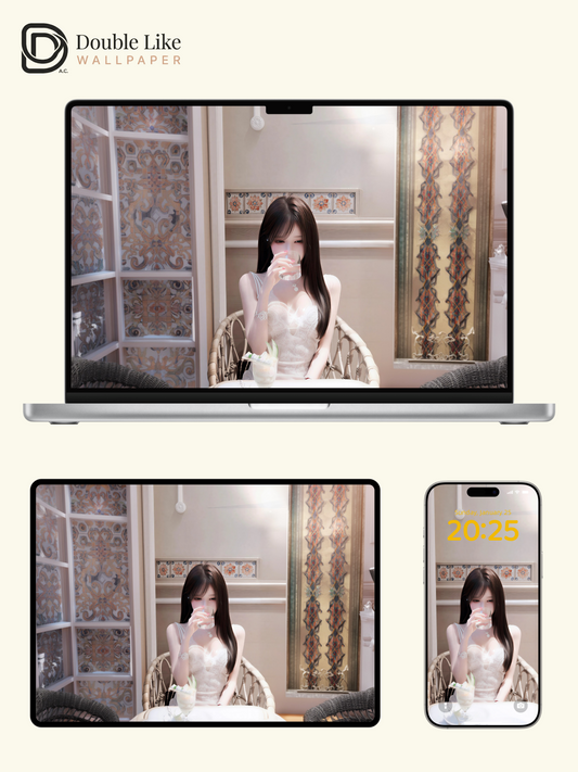Creamy Afternoon | Romantic Girl Wallpaper Pack [#gjc2606013]