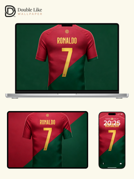 CR7 Portugal jersey motivational live‑wallpaper pack for all devices [#HWWc012]