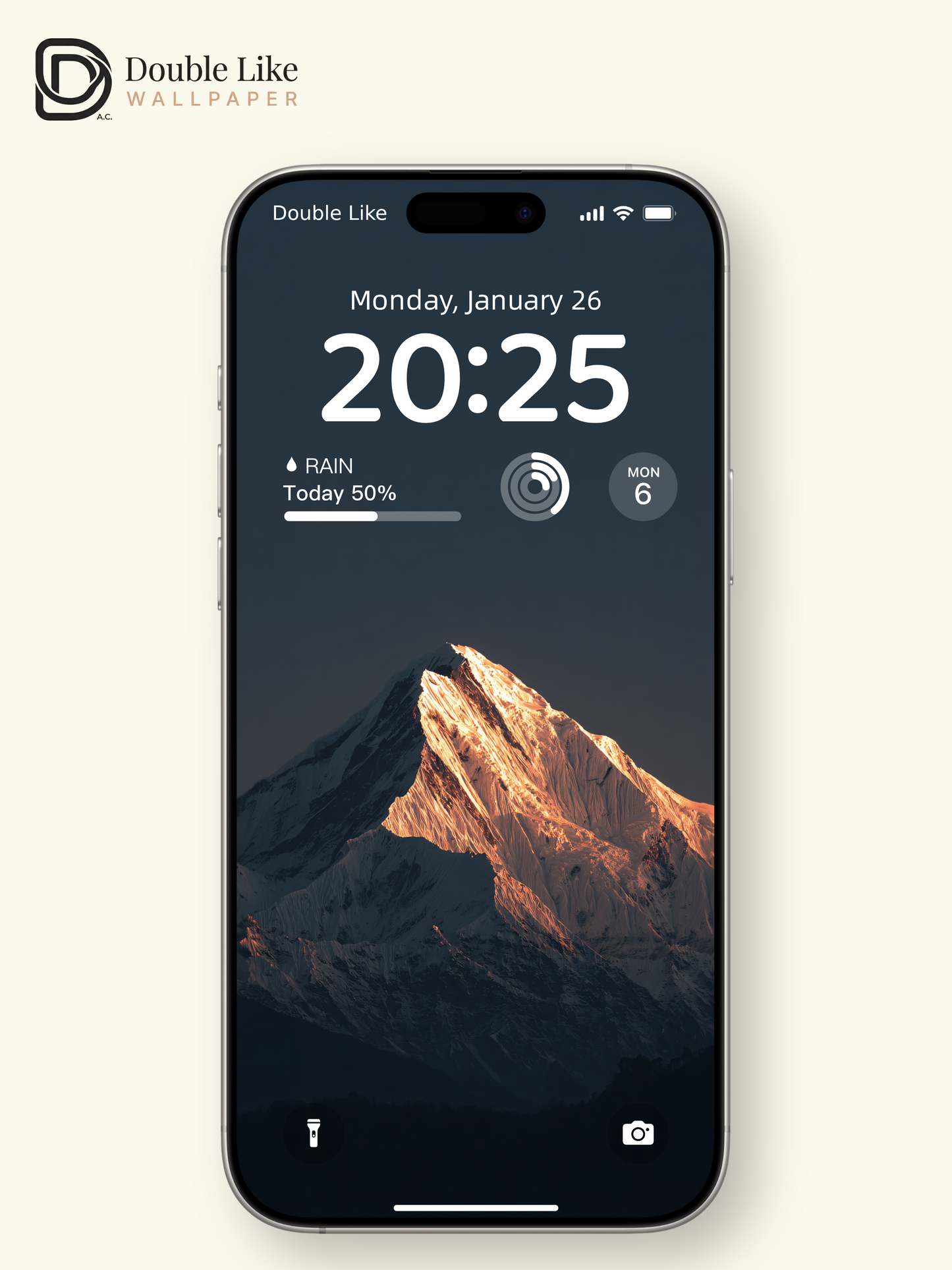 Majestic Golden Hour Snow Mountain Peak Photography Wallpaper Pack [#JJ1204]