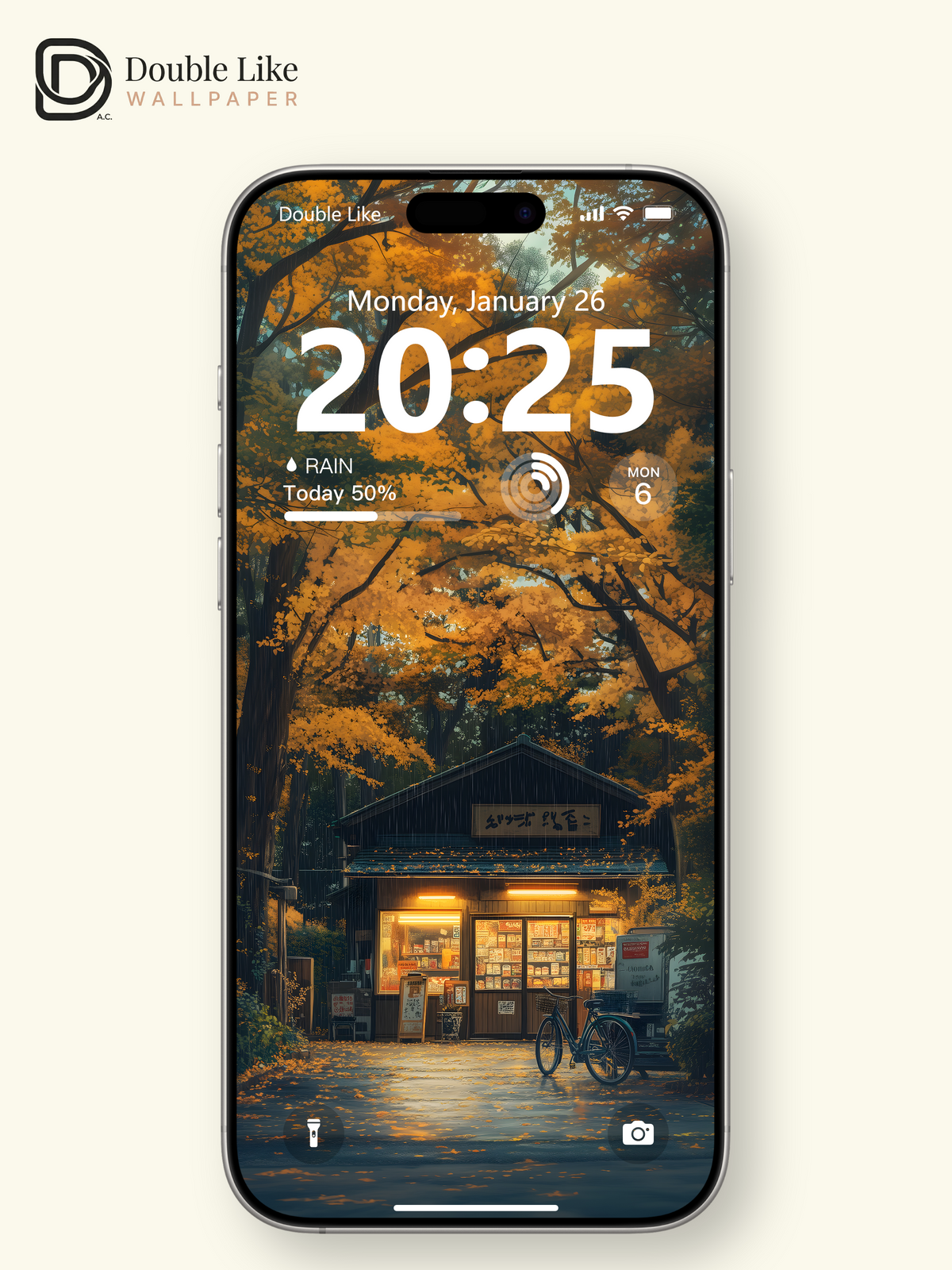 Cozy Autumn Forest Shop Anime Aesthetic Wallpaper Pack [#WGF116]