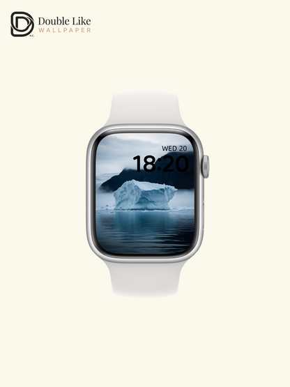 Combined Product Name: Cold Fog Polar Iceberg Lonely Calming Atmospheric Frigid Landscape Full-Device Wallpaper Pack [#ZMY071]