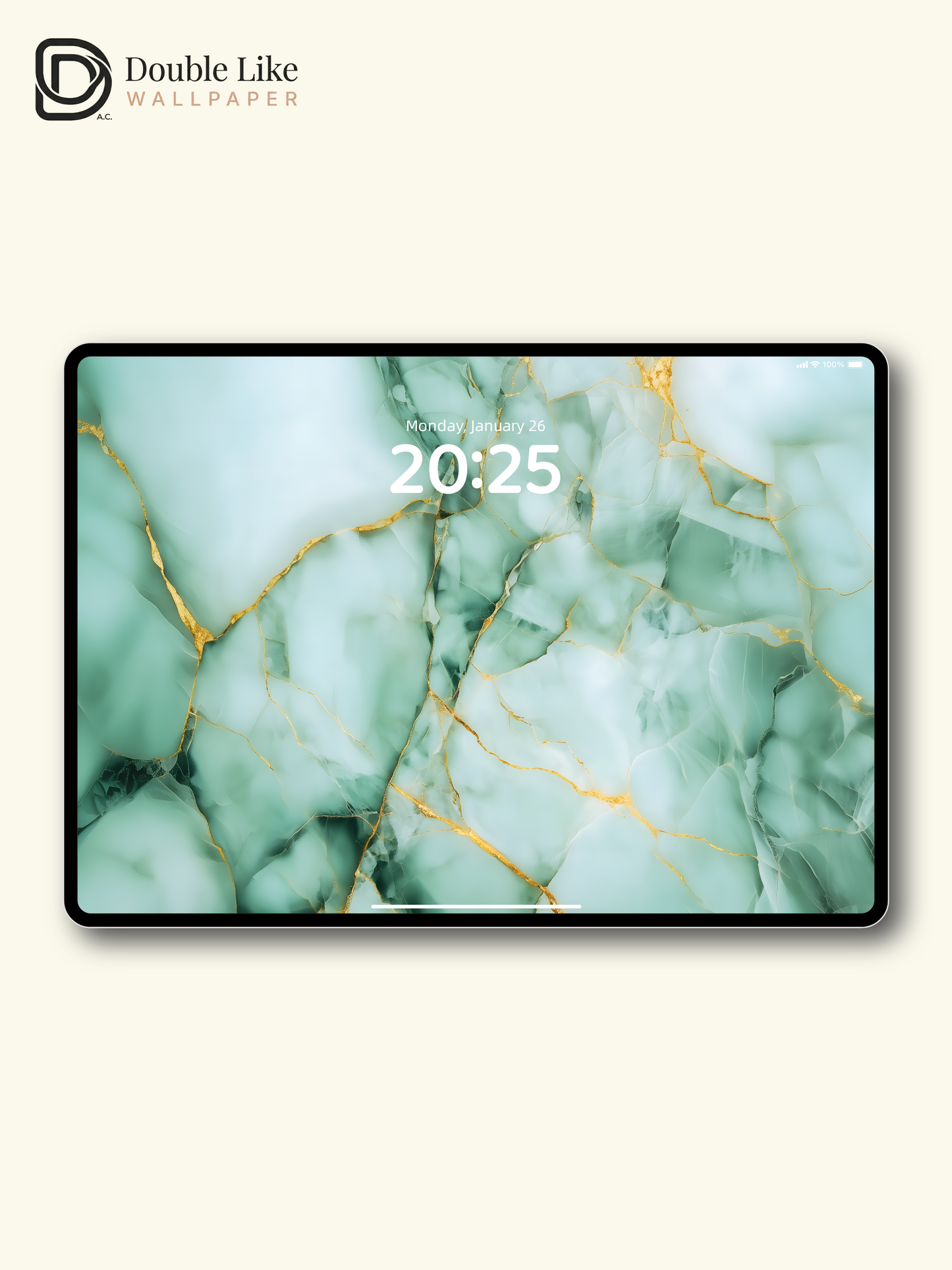 Luxury Emerald Jade Green Gold Vein Marble Texture Aesthetic Wallpaper Pack [#ZMY039]