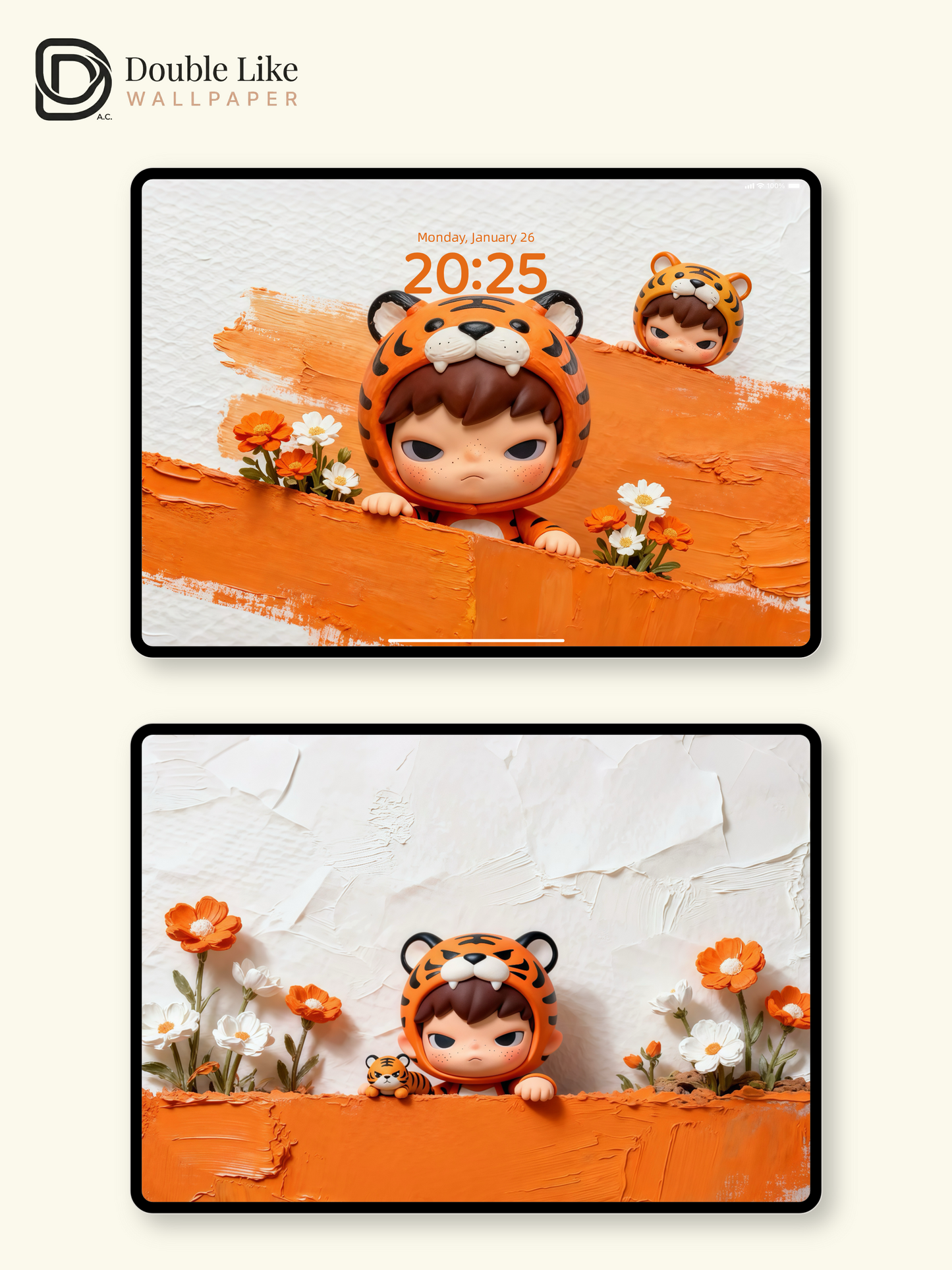 Tiger Mode: ON 🐯🧡 | Motivational Wallpaper Pack [#JJ226]