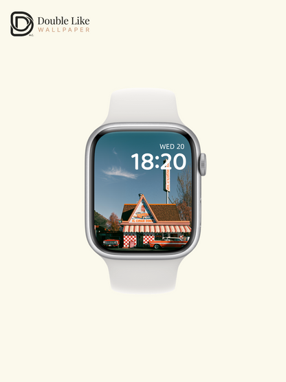 Vintage American El Cuban Diner Classic Cars Aesthetic Wallpaper Pack [#JJ1373]