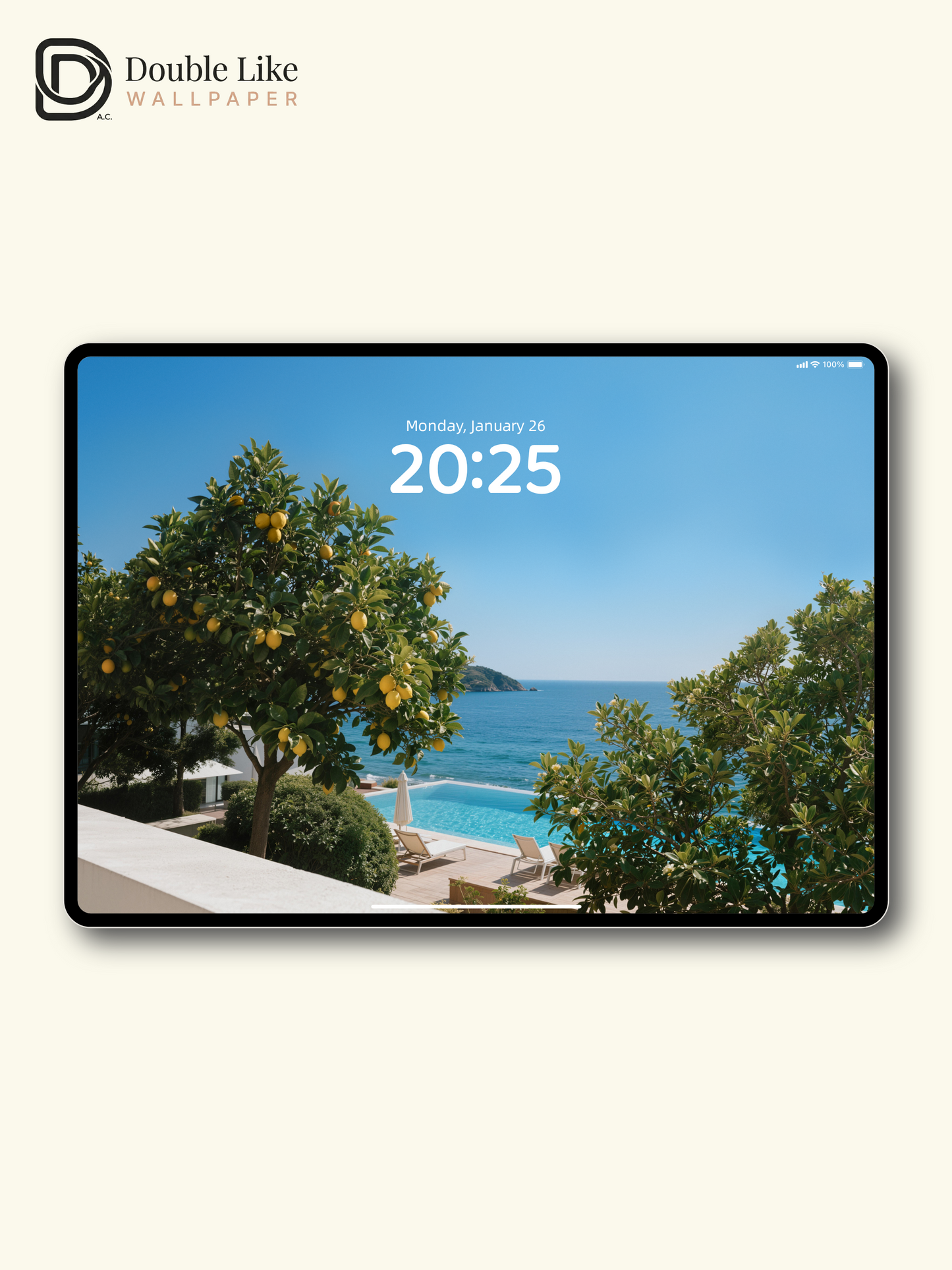 Mediterranean Coast Healing Ocean View Wallpaper Pack [#LFHL30312]