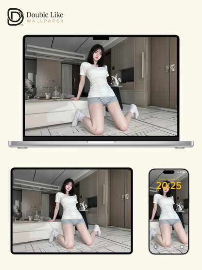 White Beginning | Minimalist Character Wallpaper Pack [#gjc2606004]