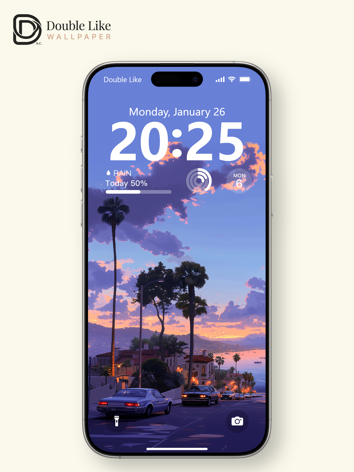 Retro Sunset Coastal Street Anime Aesthetic Wallpaper Pack [#WGF110]