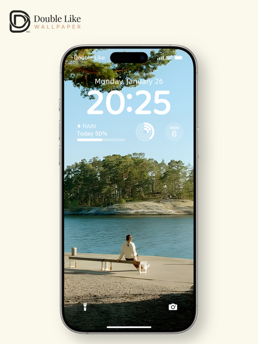 Nordic Lakeside Cabin Calming Nature Full Wallpaper Set [#ZMY384]