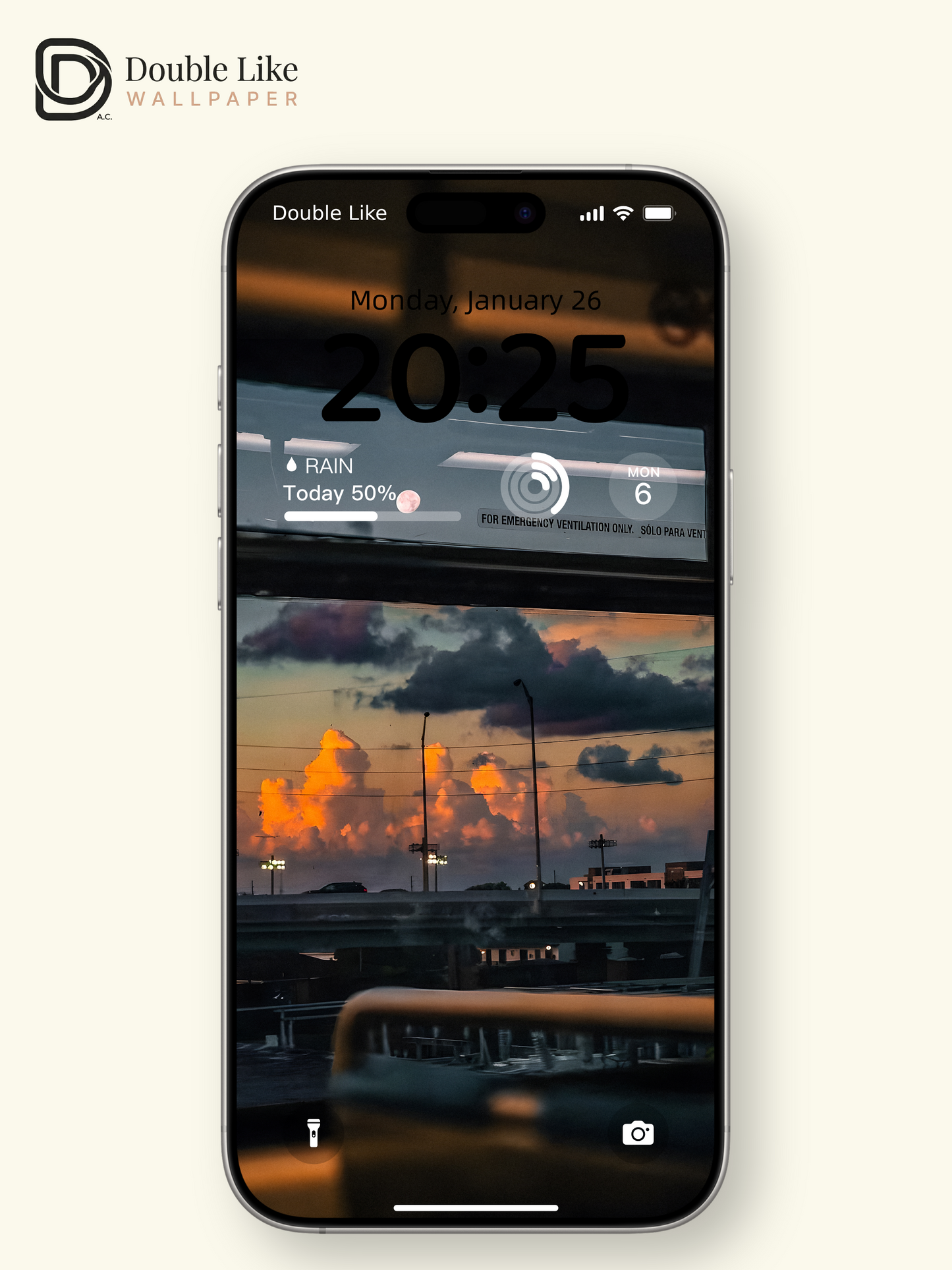 Subway Window Sunset Clouds Moon City Twilight Aesthetic Wallpaper Pack [#ZMY183]