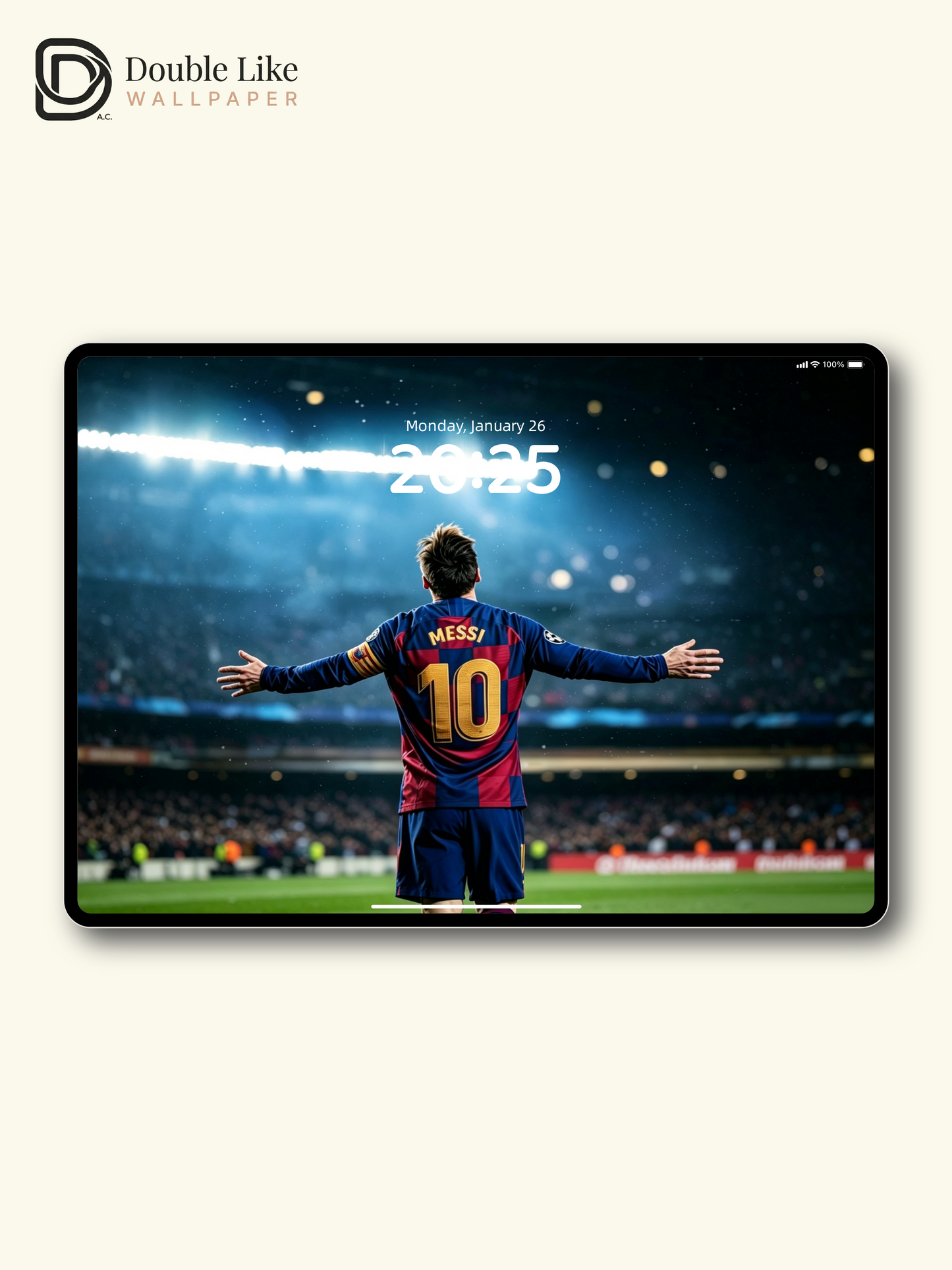 Messi stadium‑back inspirational live wallpaper pack for phone,PC & tablet [#HWWc009]
