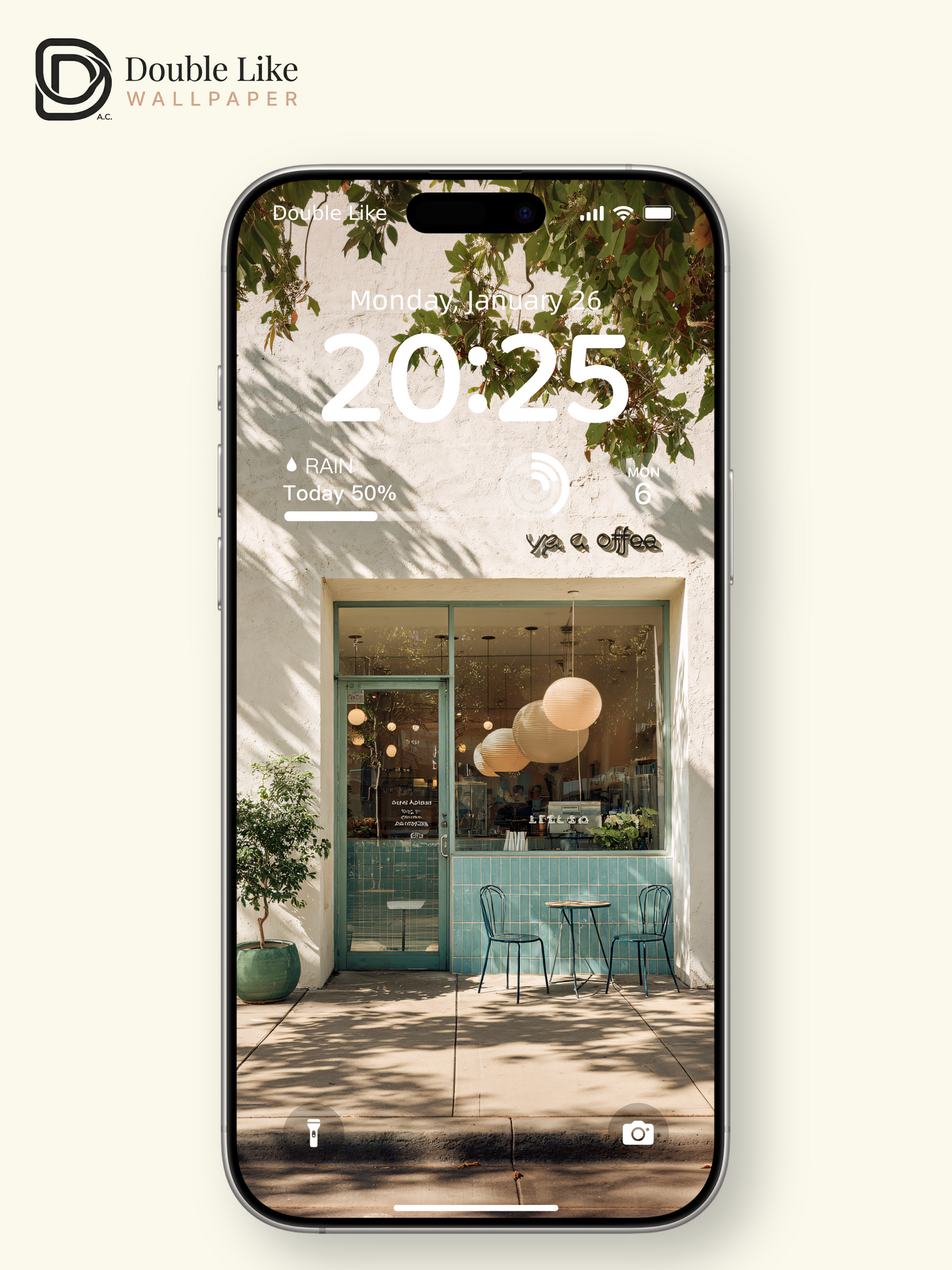 Sunlit Coffee Shop: Cozy Warm Atmosphere Aesthetic Wallpaper Pack [#JJ1321]