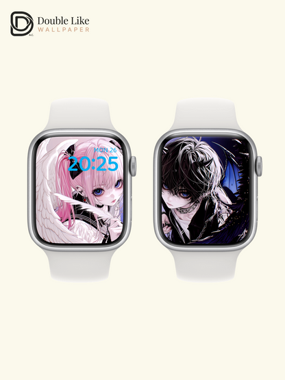 Dark Fantasy Angel & Demon Couple Wallpaper Pack [#HW1524]