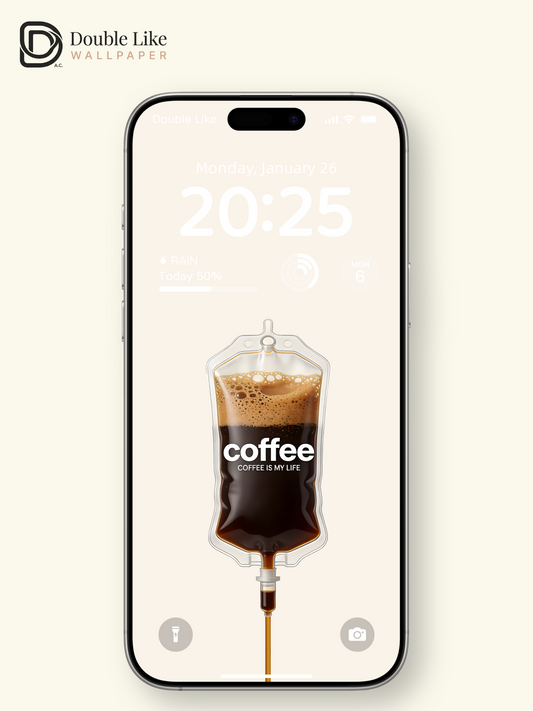 Coffee IV Bag Fun Art Happy Full Wallpaper Set [#ZMY472]