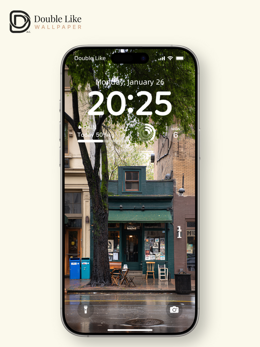 Cozy Rainy Forest Convenience Store 3D Aesthetic Wallpaper Pack [#JJ1379]
