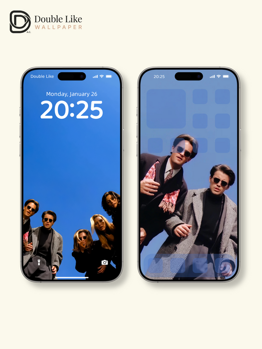 Friends Retro Vibe Full Set Multi-Device Character Wallpapers [#ZMY151]