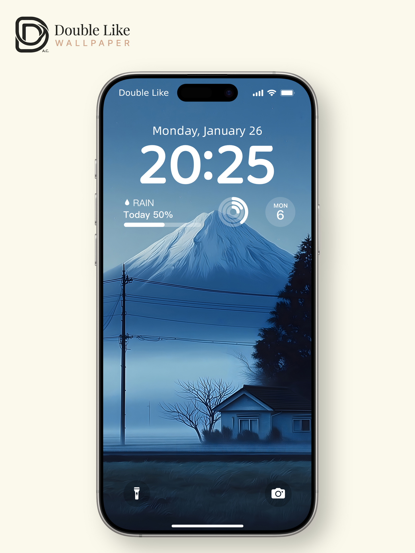 Snow Mountain Morning Mist Nature Photography Wallpaper [#ZJYX0709]