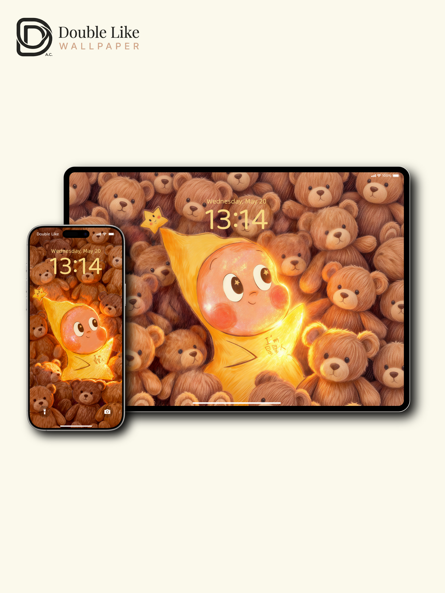 Starlight Hug Project| Cozy Healing Wallpaper Pack [#JJ260]