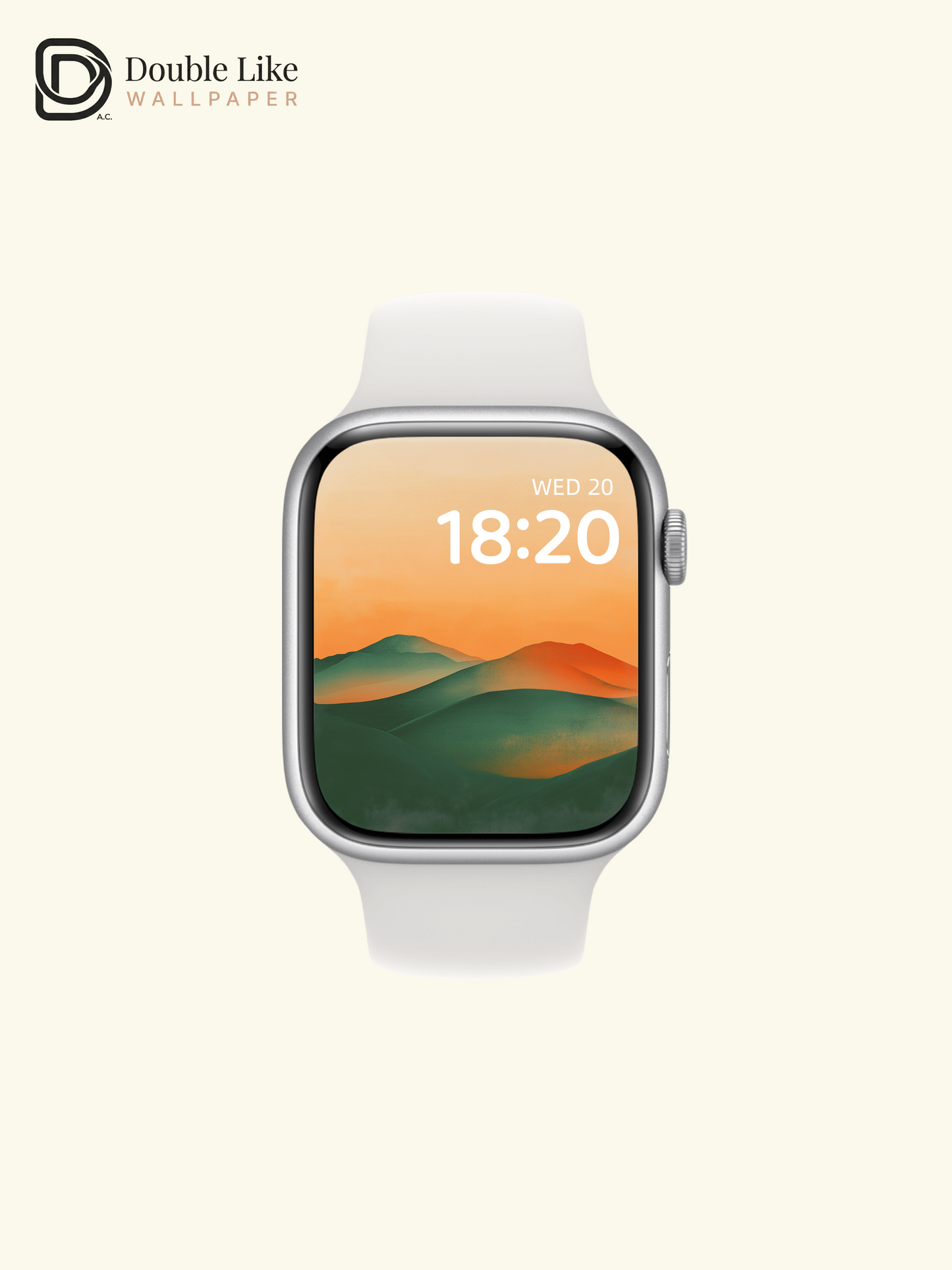 Abstract Golden Hour Mountain Waves Aesthetic Landscape Wallpaper Pack [#ZMY535]