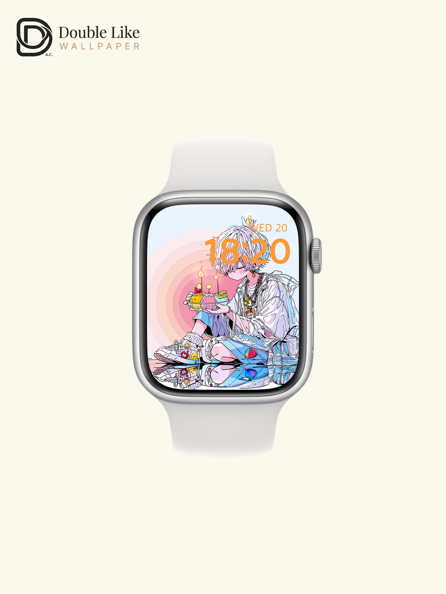 Kawaii Anime Birthday Boy Candle Cake Aesthetic Wallpaper Pack [#HW1467]