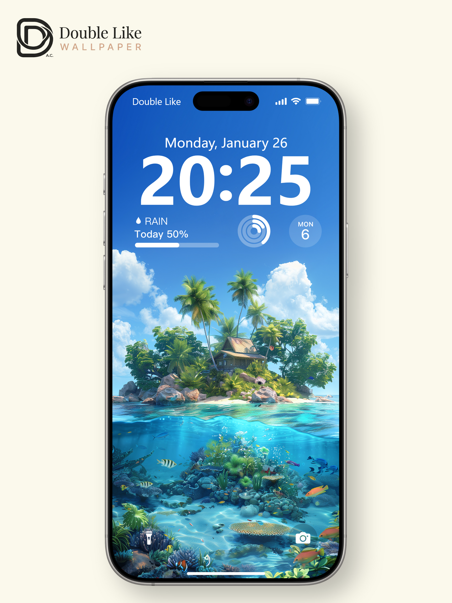 Tropical Island Underwater Coral Paradise Aesthetic Wallpaper Pack [#WGF030]