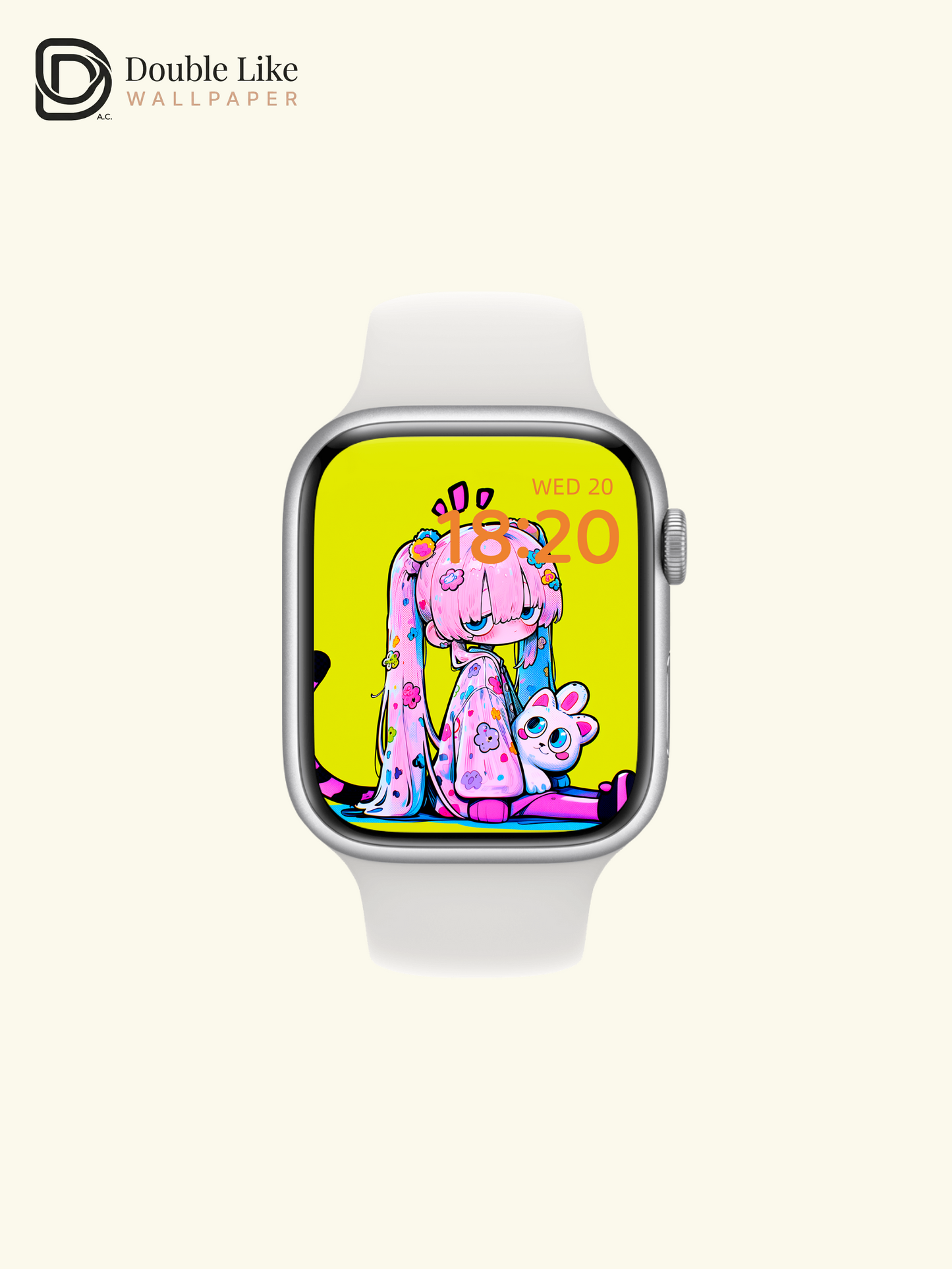 Neon Pop Art Anime Girl Cute Wallpaper Pack [#GG1365]