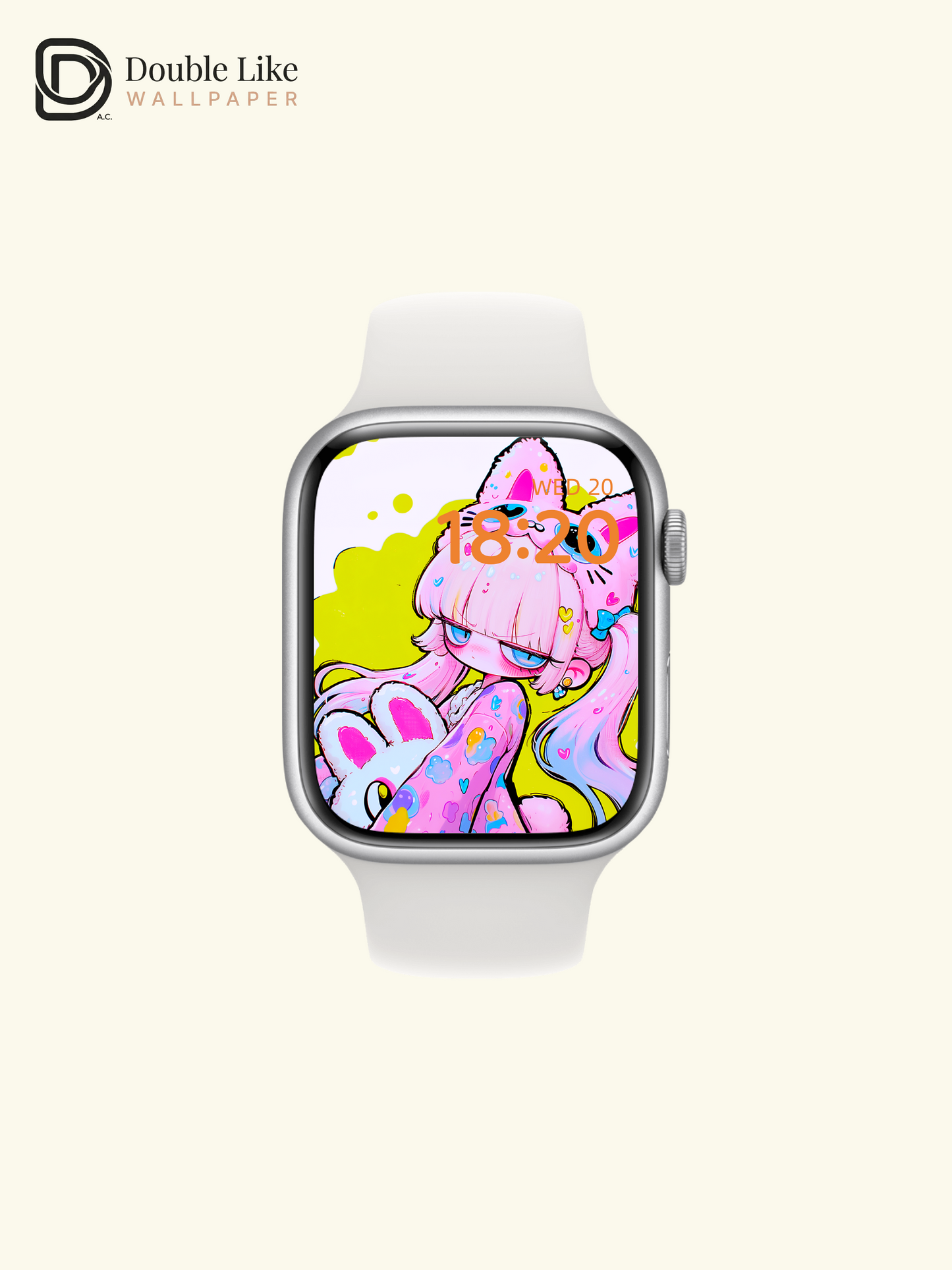 Neon Pop Art Anime Girl Cute Wallpaper Pack [#GG1366]