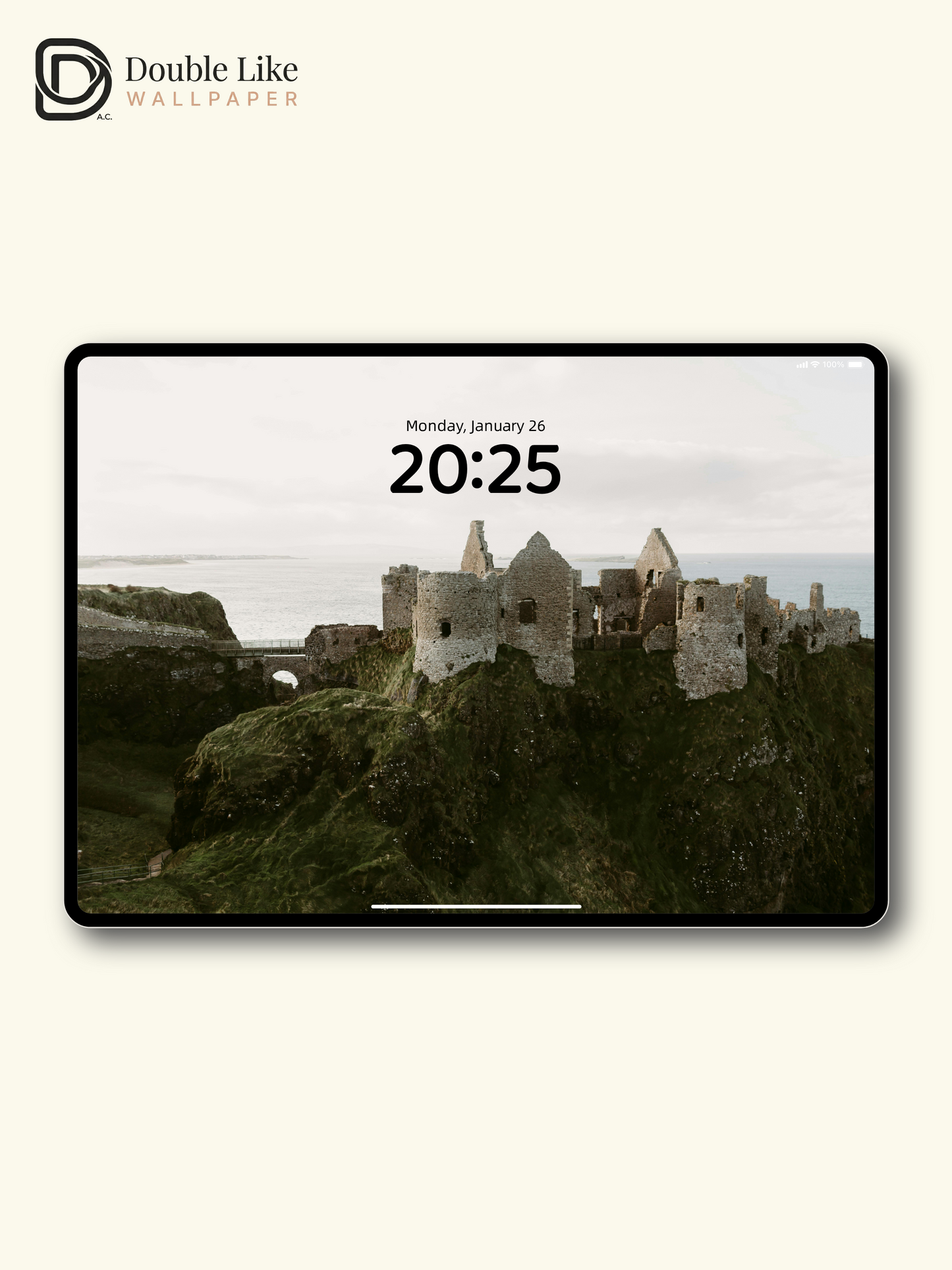 Vintage Medieval Castle Cliff Coastline Aesthetic Minimalist Wallpaper Pack [#ZMY452]