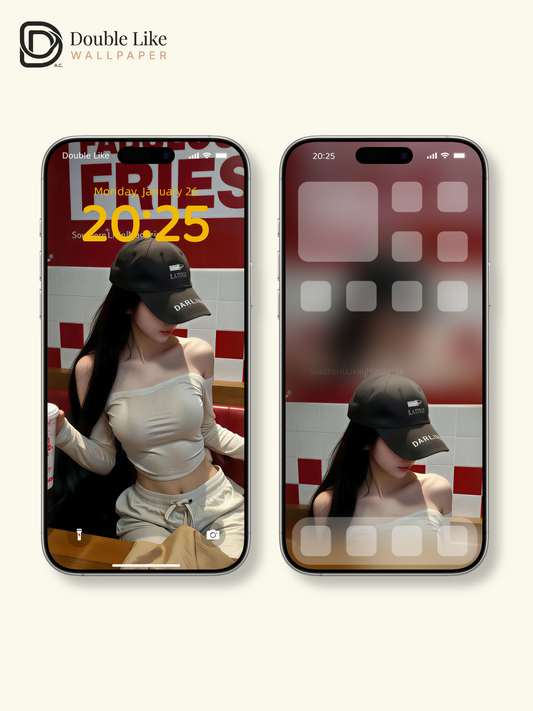 Happy Refuel Stop | Trendy Girl Wallpaper Pack [#gjc2606011]