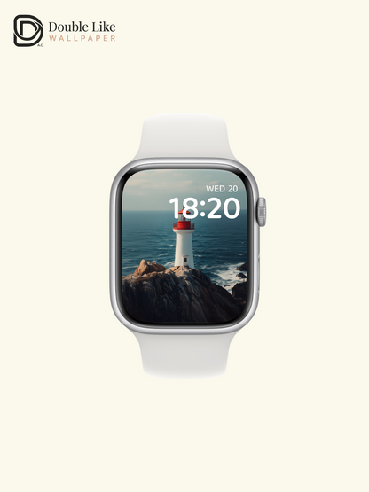 Lonely Coastal Lighthouse Ocean Landscape Wallpaper Pack [#ZJY536]