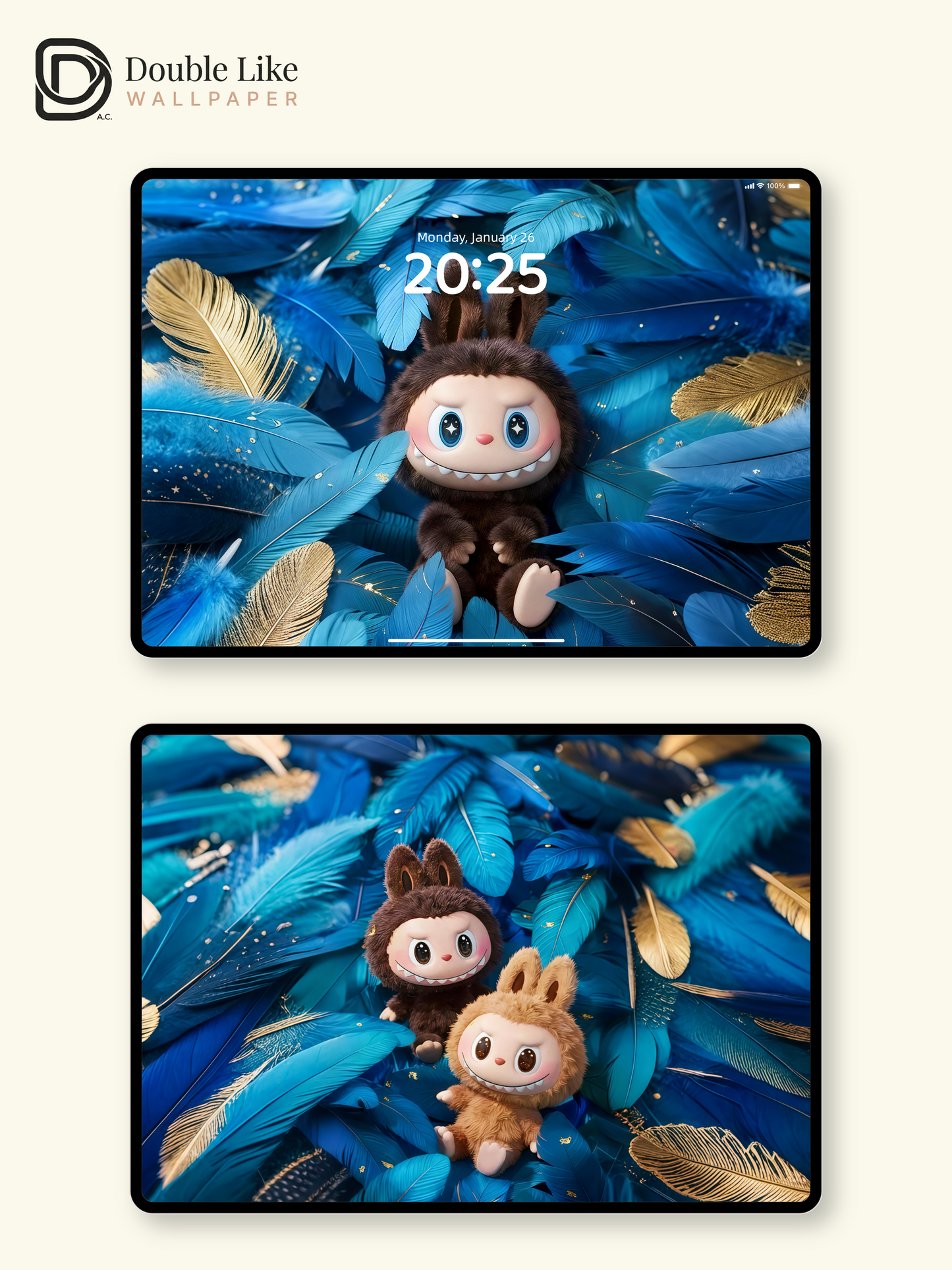 Blue Feather Fantasy 笨ｨ | Dreamy Wallpaper Pack [#JJ168]