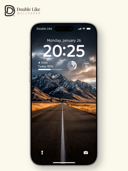 Chasing the Horizon – 4K Mountain Road Motivational Wallpaper Pack [#LFHL1012]