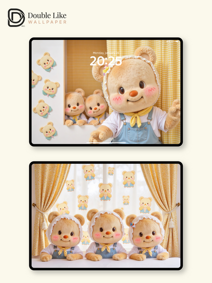 Cuteness Piled Up High| Cozy Aesthetic Wallpape [#JJ242]