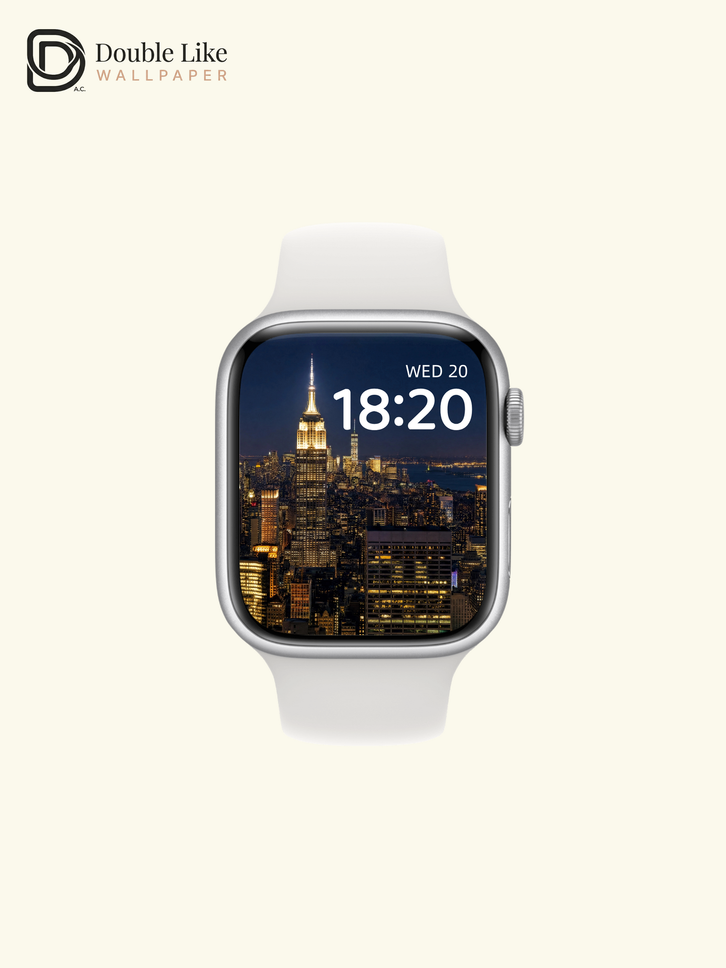 New York City Skyline Night Empire State Building Aesthetic Wallpaper Pack [#ZJYR003]