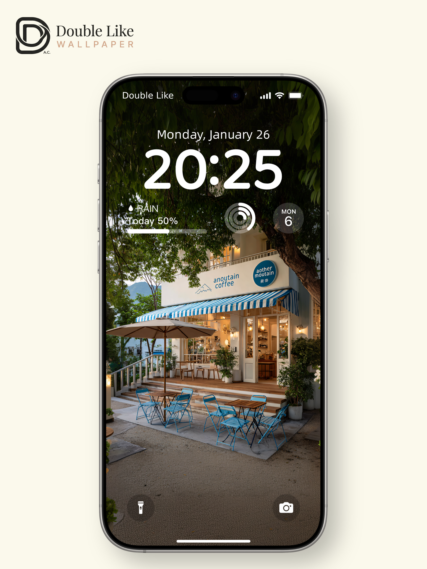 Mediterranean Seaside Cafe Sunset Glow Aesthetic Wallpaper Pack [#JJ1393]
