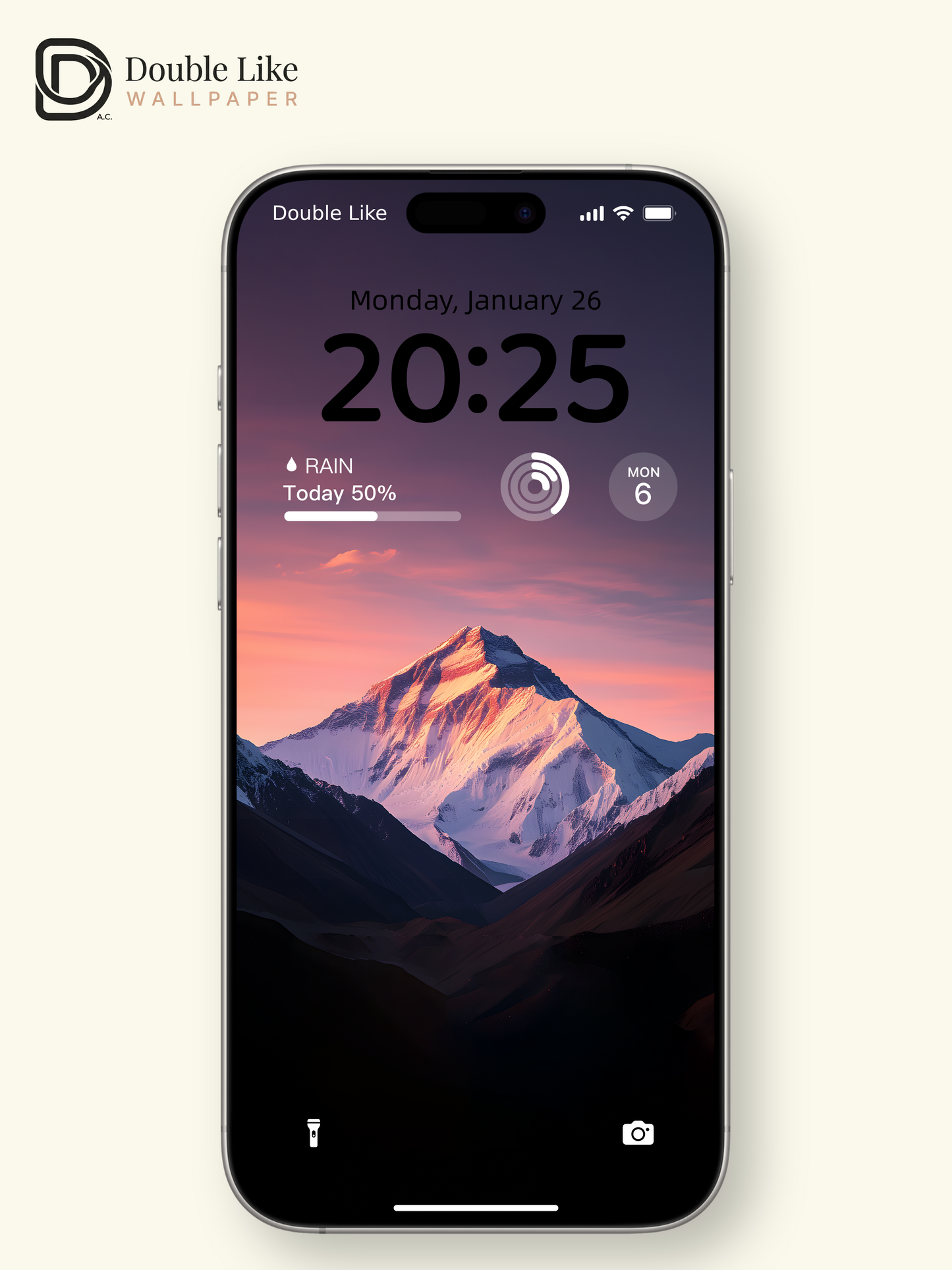 Mount Everest Sunset Glowing Peak Aesthetic Landscape Wallpaper Pack [#ZMY042]
