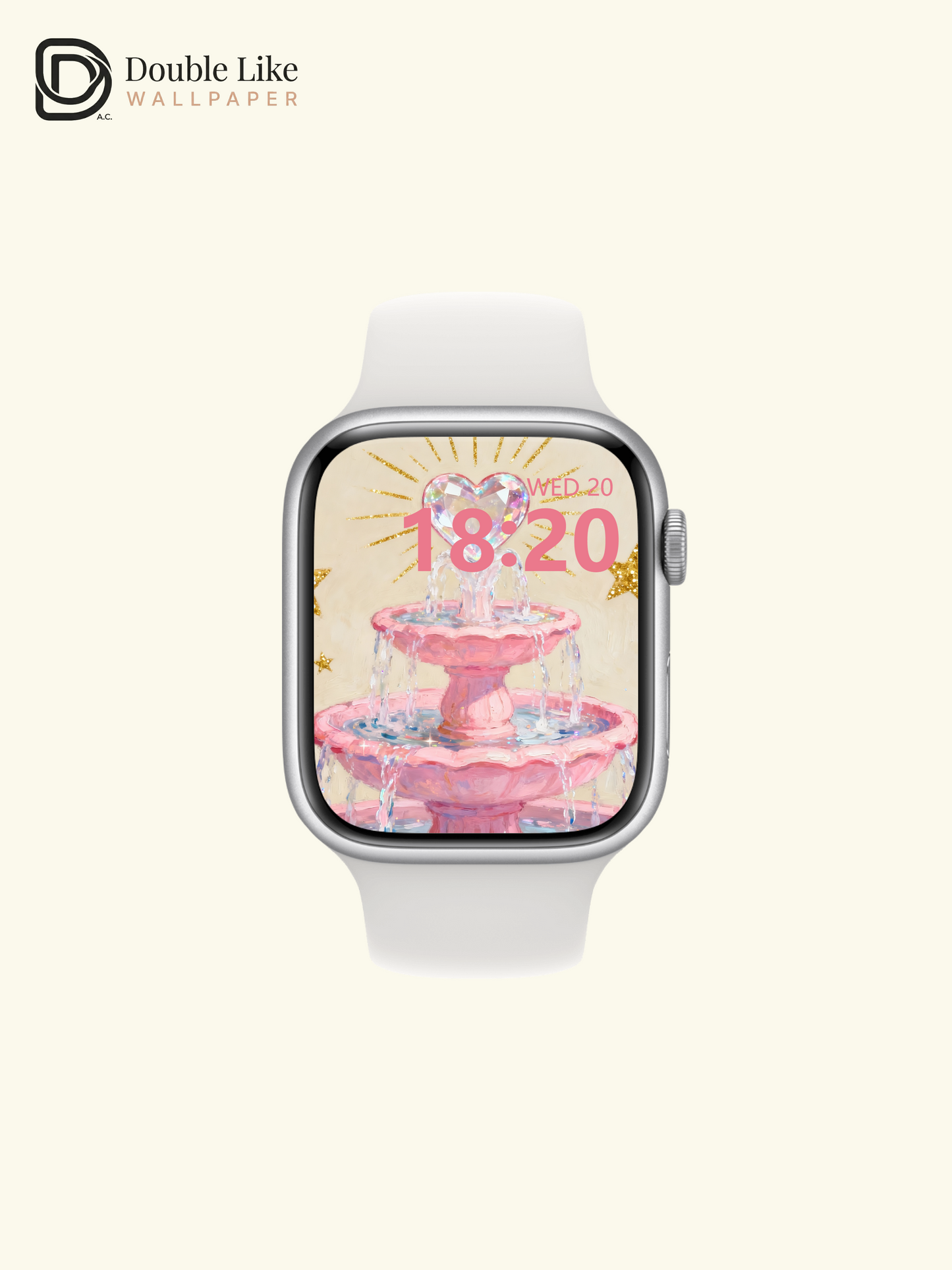 This pink heart fountain wallpaper hits all my girly dreams! Live wallpaper for every phone [#HWWa002]