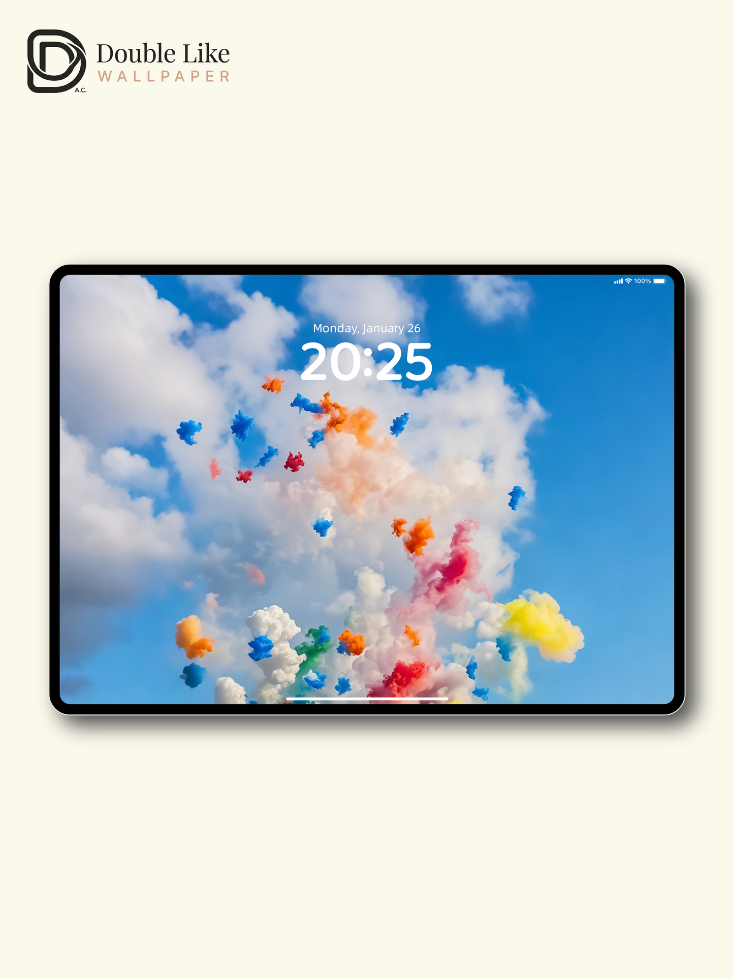 Vibrant Colorful Smoke Clouds Creative Aesthetic Sky Blue Wallpaper Pack [#ZMY421]