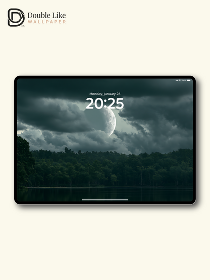 Cinematic Mystic Moon and Dark Forest Multi Device Landscape Wallpaper Pack [#LFHL1066]