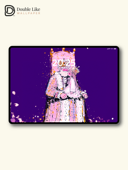 Royal King Princess Illustration Sweet Wallpaper [#HW1458]