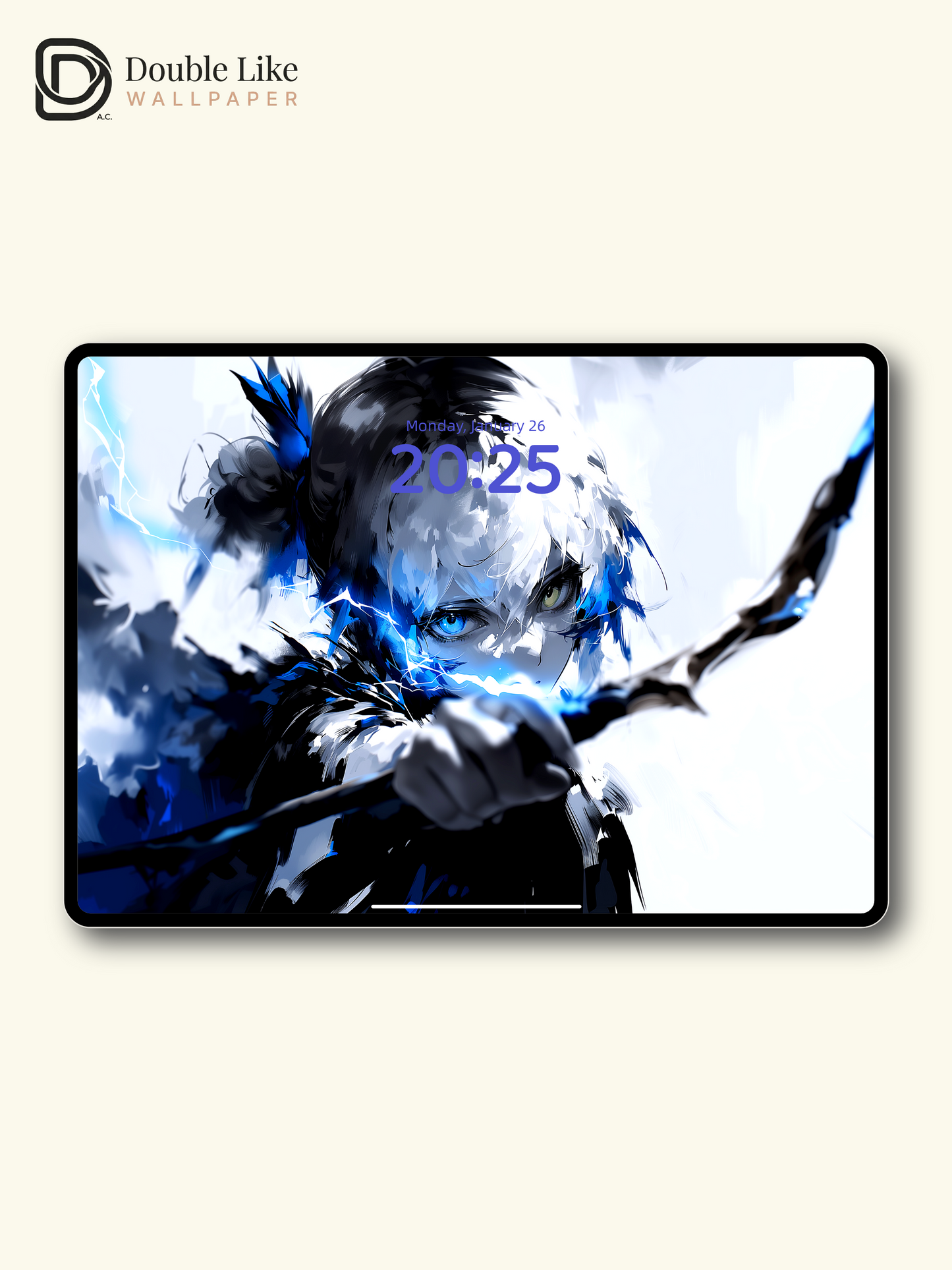 Anime Archer Lightning Glow Heterochromia Eyes Aesthetic Wallpaper Pack [#HW1495]