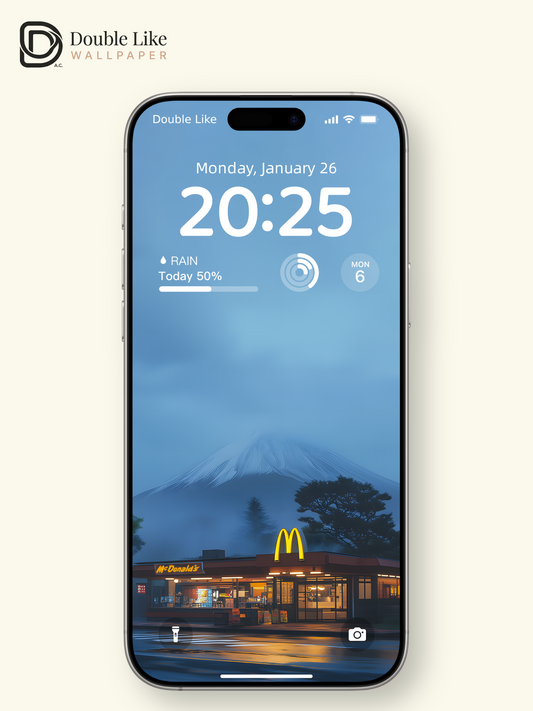 Cinematic Mount Fuji Rainy Night Tokyo Aesthetic Blue Wallpaper Pack [#ZMY015]