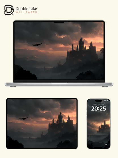 Twilight Kingdom – 4K Fantasy Castle Wallpaper Pack [#LFHL1013]