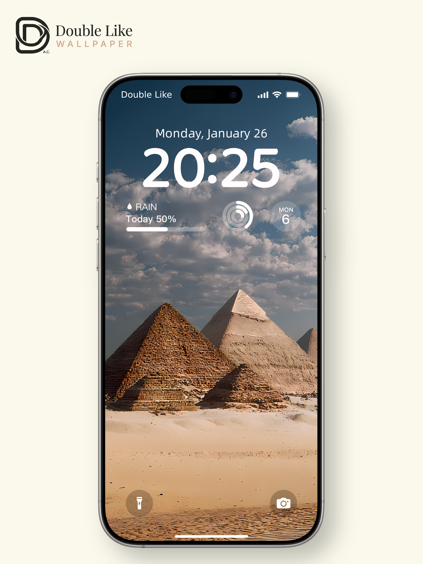 Aesthetic Ancient Pyramids Desert Adventure Digital Art Wallpaper Pack [#LFHL1023]