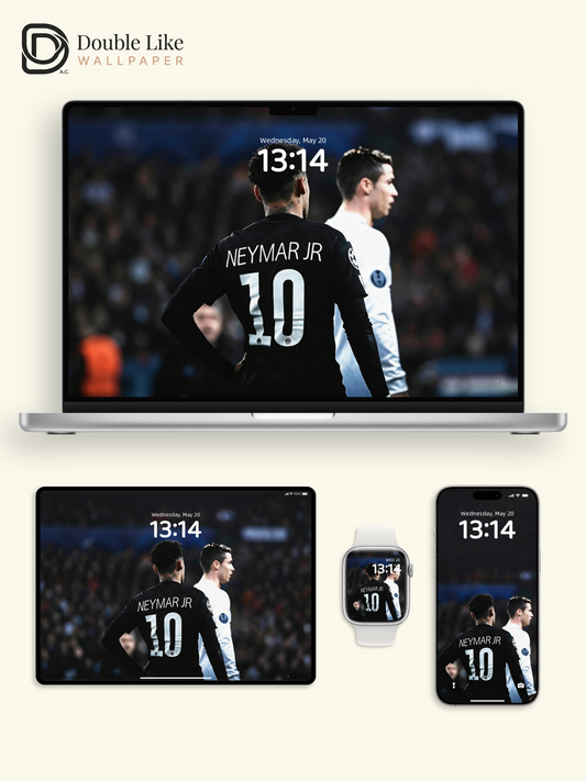 Football Fans Must Save! Full Neymar & CR7 Vintage Aesthetic Wallpaper Pack [#HWWc015]