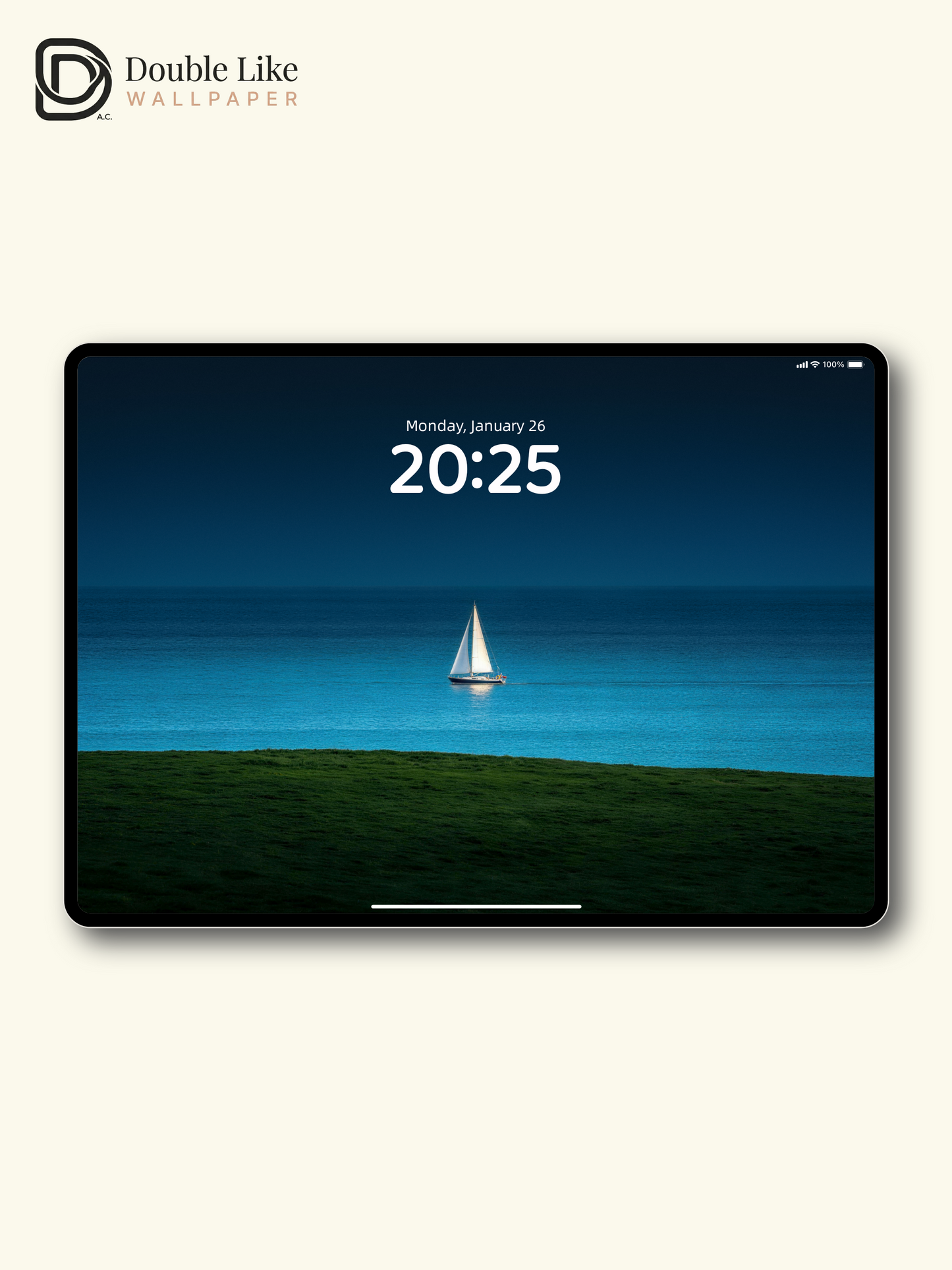 Minimalist Ocean Sailboat Aesthetic Wallpaper Pack for Phone Pad and PC [#LFHL30603]
