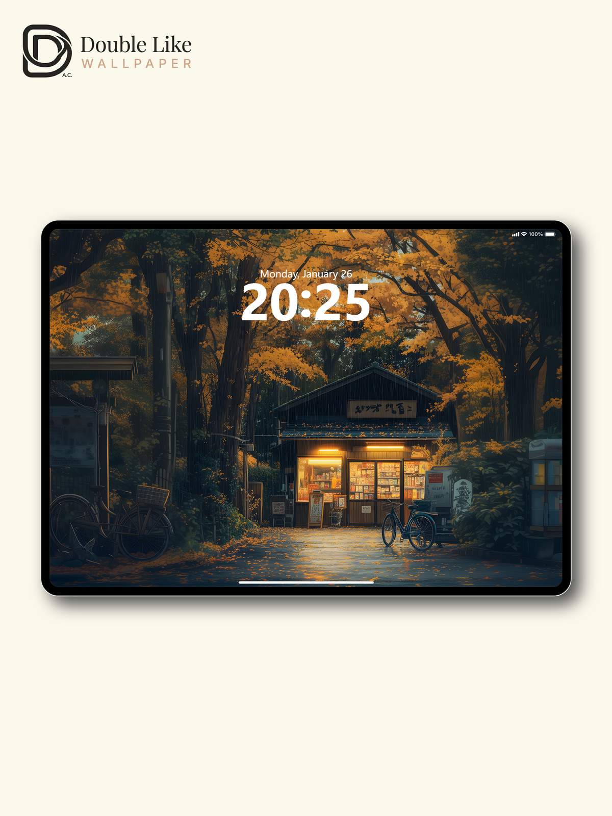 Cozy Autumn Forest Shop Anime Aesthetic Wallpaper Pack [#WGF116]